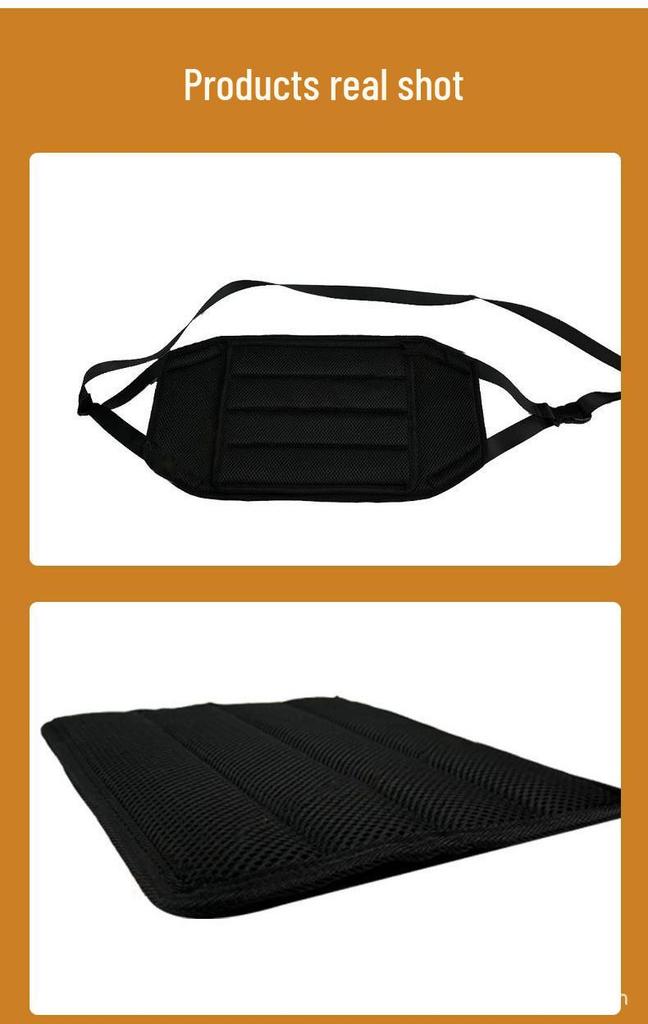 Compact Adjustable Foot Hammock for Travel and Rail