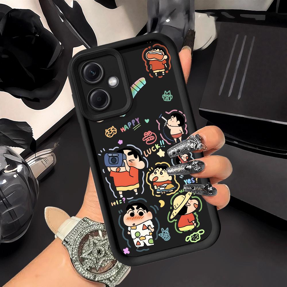 Phone Cover Case for Xiaomi Redmi Note 14 Pro Plus 10 A1 A2 A3 A4 11 11s 13C Note 13 12s 12 14C 12C Colorful Crayon Shin Chan