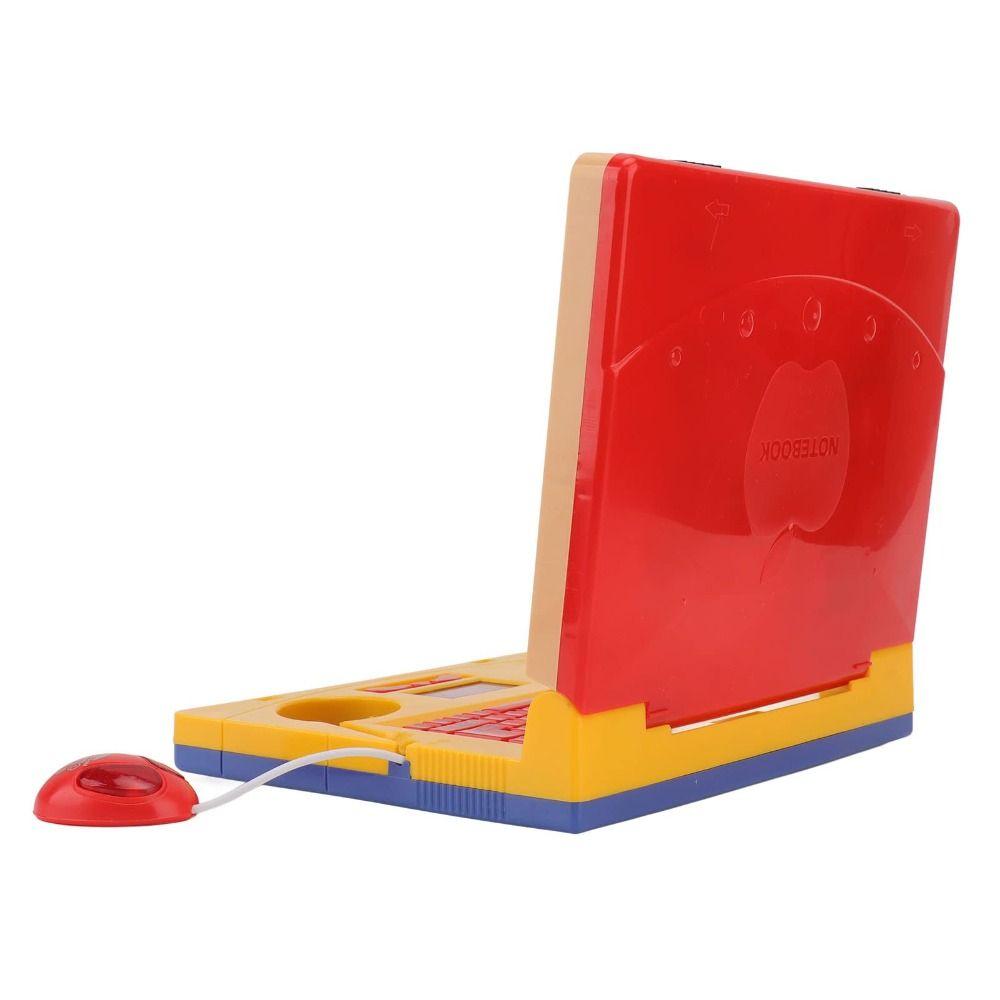 Plastic Toddler Educational Laptop LED Display Mini Simulation Notebook Children Use