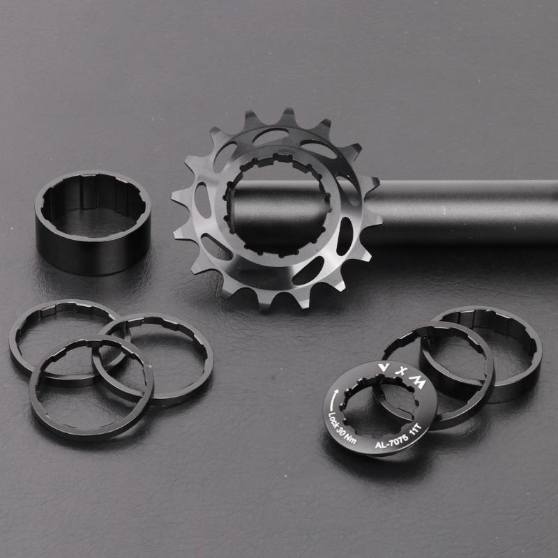 Kits de Conversion Single Vitesse pour Vélos 16T 18T, Cassettes Freewheels Roue en Alliage d'Aluminium pour Vélos Single Vitesse