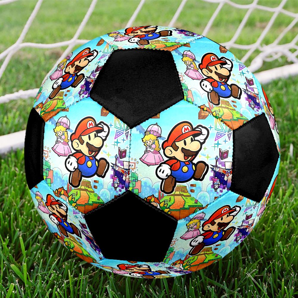Mario Theme Size 5 Soccer Ball, Suitable for Both Indoor and Outdoor Matches, a Gift Suitable for Everyone.