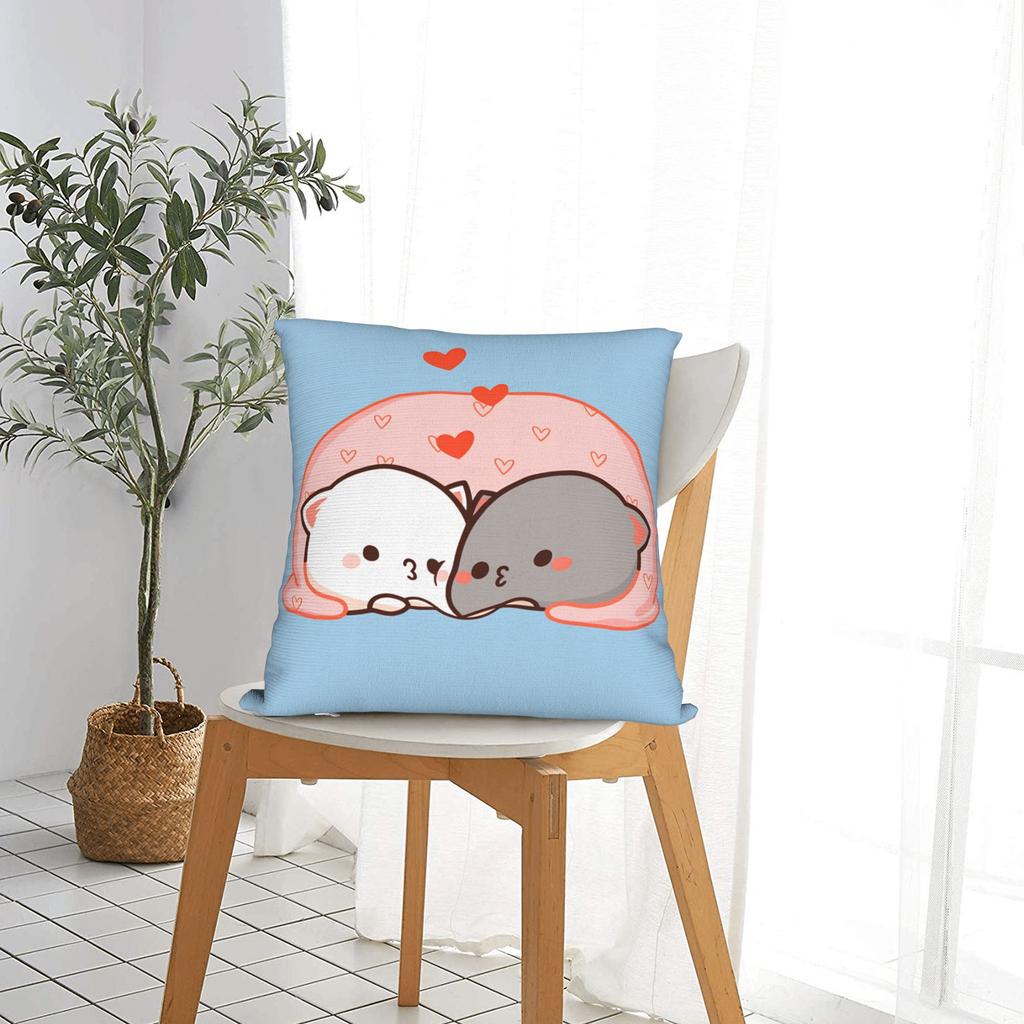 Dudu Bubu Kissenbezug Bequemer Kissenbezug Retro Trendiger Kissenbezug für Sofa Schlafzimmer Heimdeko
