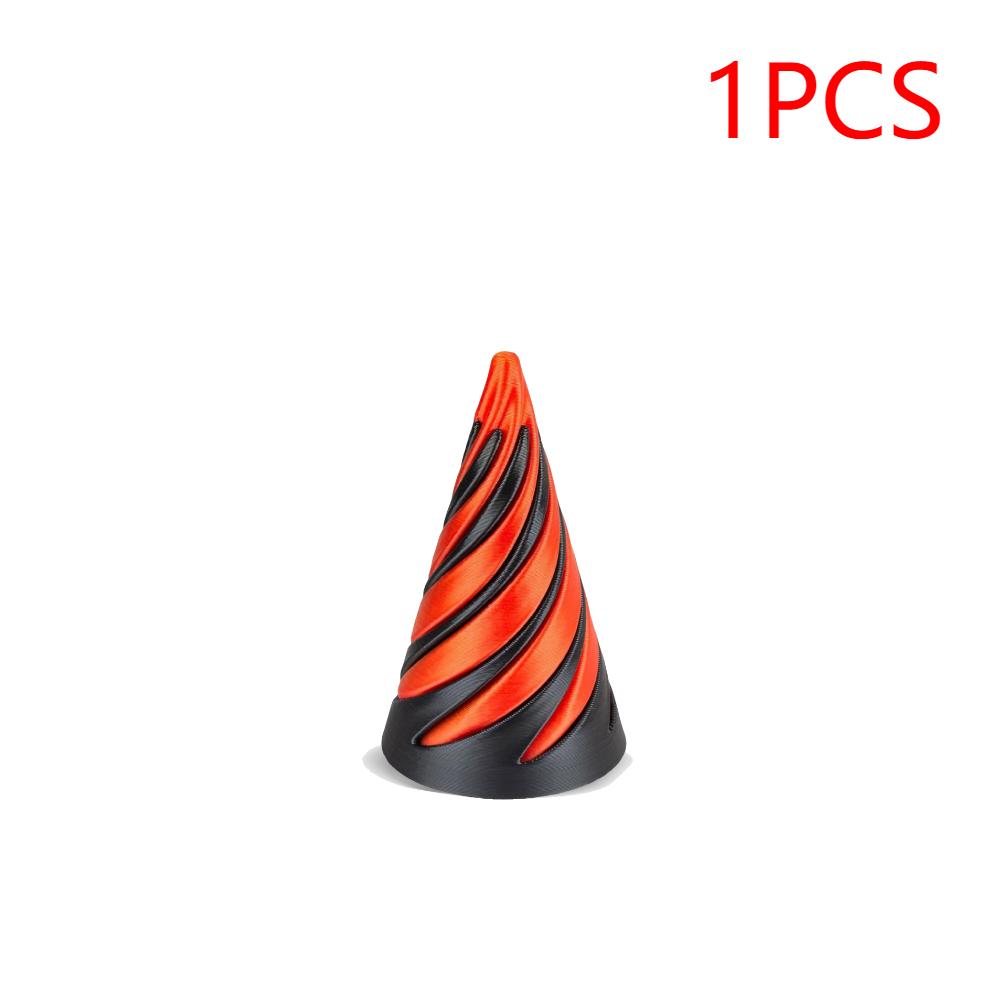 

1-5 шт. Невозможная пирамида сквозная скульптура 3D-печать спираль винт непоседа игрушка спиральный конус декомпрессия декоративные украшения