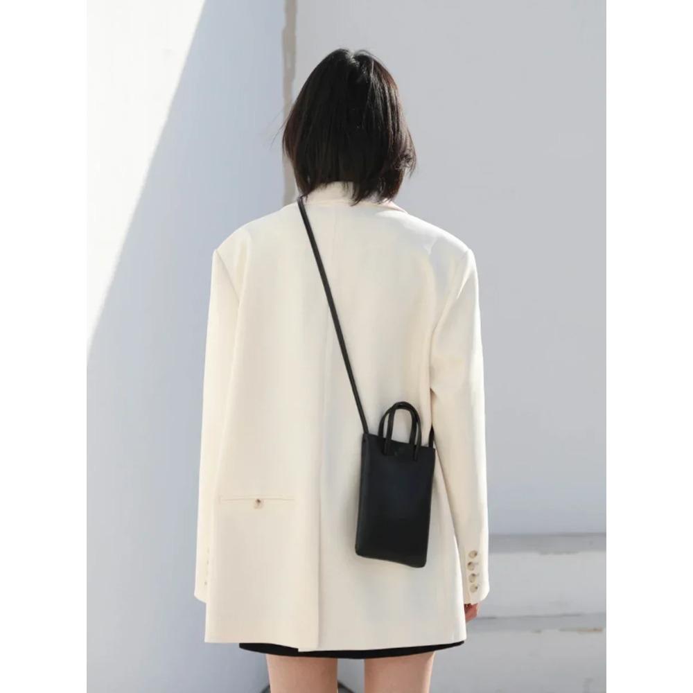 Women's Blazer Casual Solid Long Sleeve Coats Office Lady Elegant Fashion Clothing Spring Autumn
