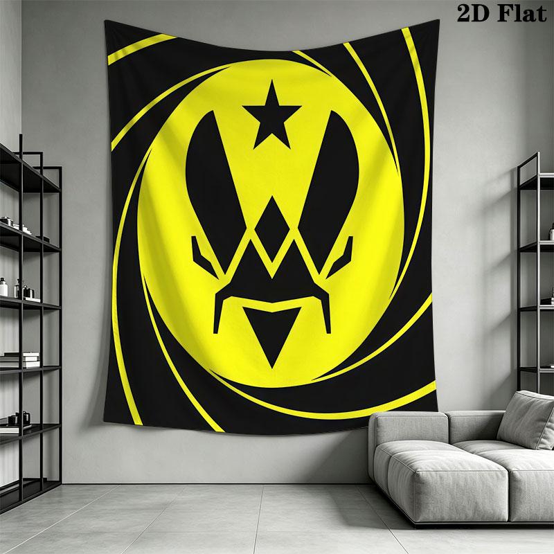 Team Vitality Wall Hanging Printed Fabric Blanket Decorative Tapestries for Bedroom Living Room Home Decor