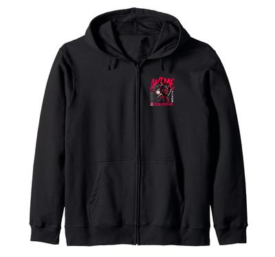 Japanese Anime Cute Fox Hoodie Manga, Merchandise, Design, Men's, Women's, Kids' Zip-up