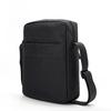 Men's Black Oxford Cloth Waterproof Crossbody Shoulder Bag - Large Capacity, Minimalist Design for Casual Travel