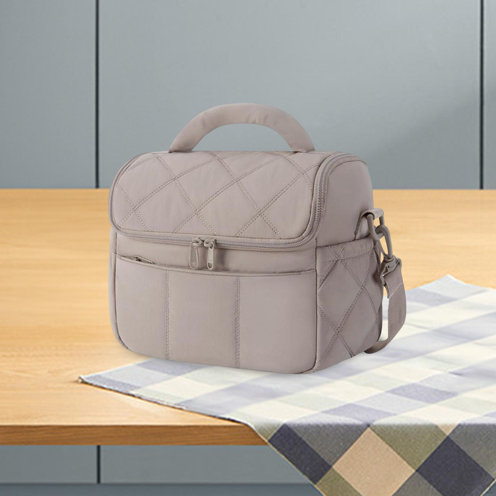 

Сумка Контейнер для еды Сумка для ланча Легкая На молнии для Кемпинга Пикника Путешествий хаки