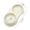 Double Pet Bowls Dog Food Water Feeder Dual-use Pet Drinking Dish Feeder Cat Puppy Feeding Supplies Small Dog Accessories