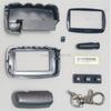 A9 Case Keychain Body Cover + A9 LCD Display For Russian Two way car alarm system Starline A9 LCD Remote Control Key Fob Chain