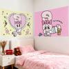 Kawaii Cartoon Art Rabbit Cute Eesther Bunny Flag Room Dorm Camping Party Living Room Garage Bar Wall Picnic Club Decor Banner