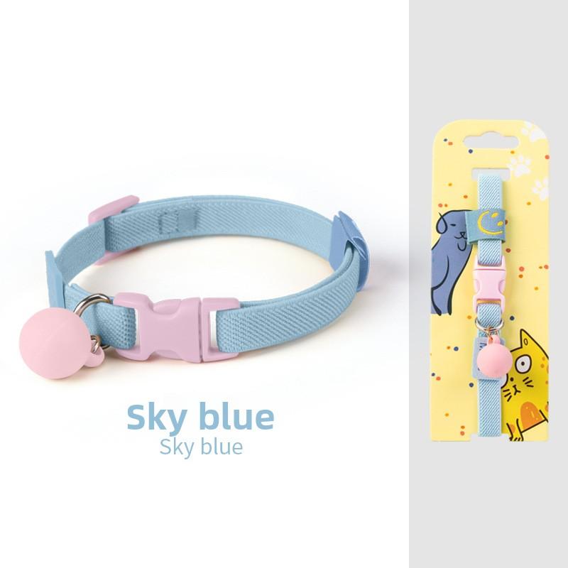 1pcs Adjustable Elastic Pet Collar, No Choke, Dog and Cat Necklace with Stylish Design