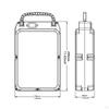 Battery Box Case DIY with Handle, 18650 Holder, Professional Outer Shell for Electric Garden Tool