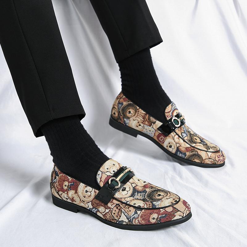 Mens Leather Loafers Non Slip Walking Flats Breathable Outdoor Slip on Casual Shoes for Male Work Office Driving Sneakers size47