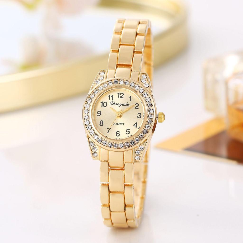 Women  Luxury Quartz Watch Vintage Diamond Stainless Steel Reloj Mujer Girls Clock Ladies Wristwatch