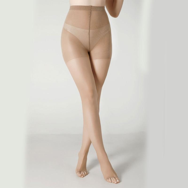 Summer Nylon Sheer Stockings Open Toe Design For Women Lightweight Control Top Tights Toeless Nonslip Pantyhose Hosiery