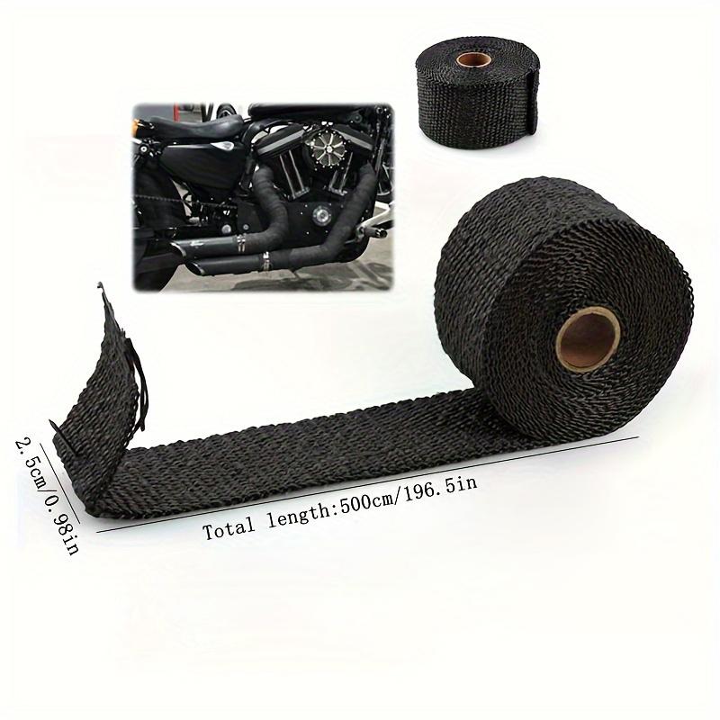 5M Motorcycle Exhaust Thermal Tape Header Wrap Manifold Insulation Cotton High Temperature Protection Parts