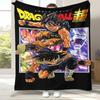 Anime D-Dragon Ball Game Cartoon Flannel Blanket,Ultra Soft Warm Plush Throw for Home Bedroom Bed Sofa Cover Office Camping