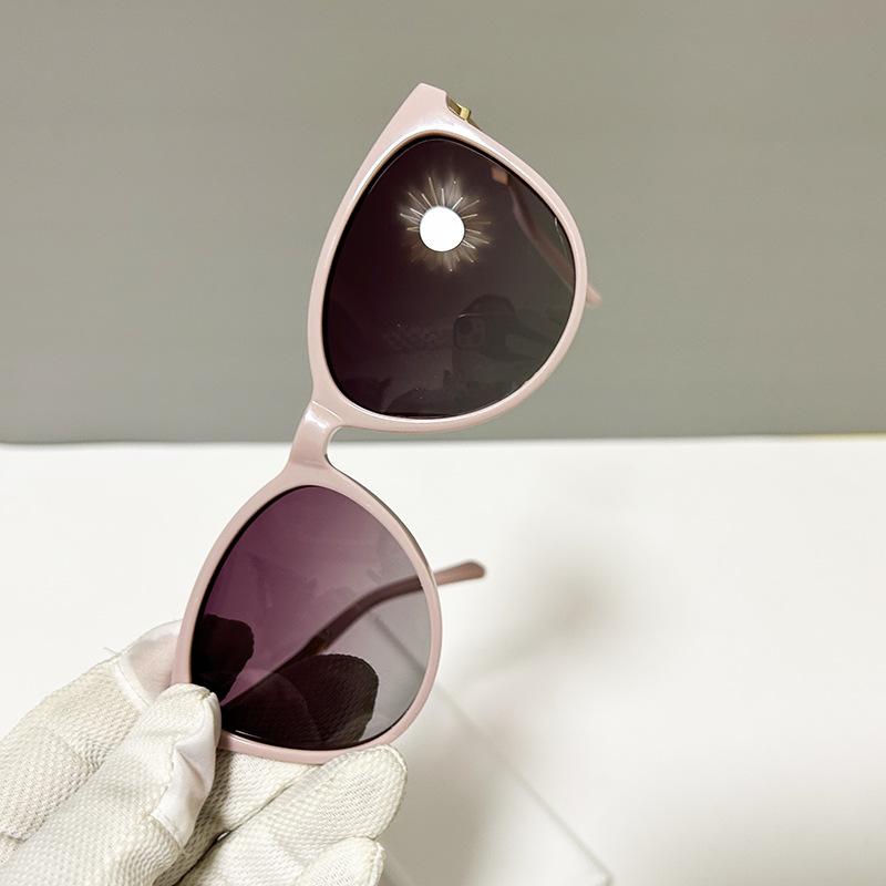 Heart-Shaped Small Frame Sunglasses Retro Small Fragrant Style Personalized Sunglasses Women'S College Style Small Fresh Glasses