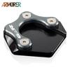 Motorcycle Accessories For SUZUKI GSR 750 GSR750 Kickstand Foot Side Stand Extension Pad Support Plate 2011 2012 2013 2014