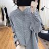 Shirt for Women Oversize Cotton Loose Casual Long Sleeve Pullover Soft Loose Shirt Top