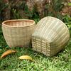 Bamboo Woven Large Winnowing and Rice Washing Basket - Multi-Purpose Storage and Farmer's Celebration Basket