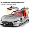 1/32 Mercedes-Benz AMG Vision GT Sportwagen Modell Simulation Sound und Licht Desktop Ornament Kinderspielzeug Jungengeschenk
