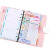 6-Hole Loose-Leaf Binder Refill Paper: Inner Pages for Notebook, Planner, Budget Book