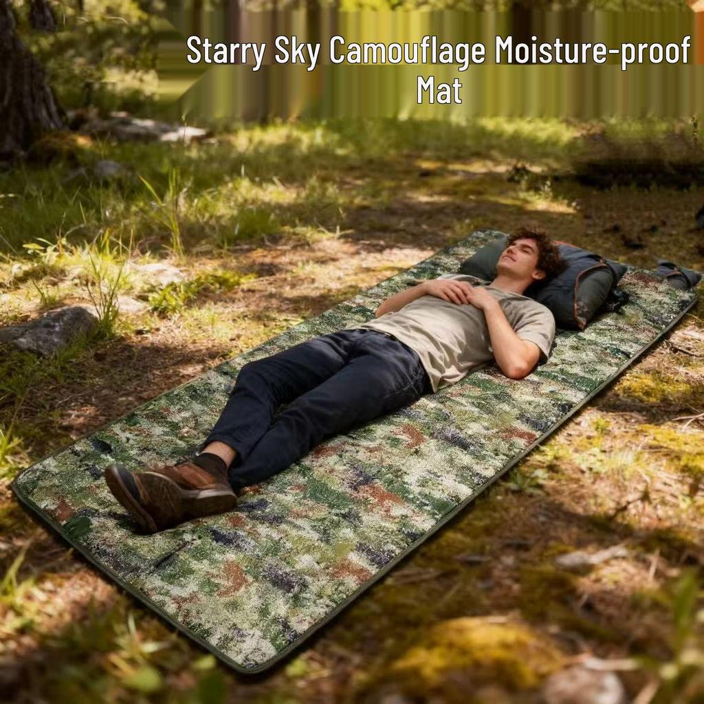 Camouflage Waterproof Outdoor Camping Mat: Moisture-Proof for Beach, Travel, Tent, and Grassland Use