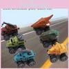 Dinosaur Pull Back Car Toy With Plastic Dinosaur Model For Kids Play And Interactive Learning