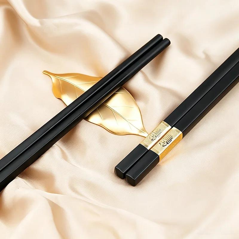 10 Pairs 24cm Reusable Chopsticks Non-Slip Chopstick Sushi Sticks Chinese Sticks To Eat Food Chinese Wood Chopsticks Set KZ004