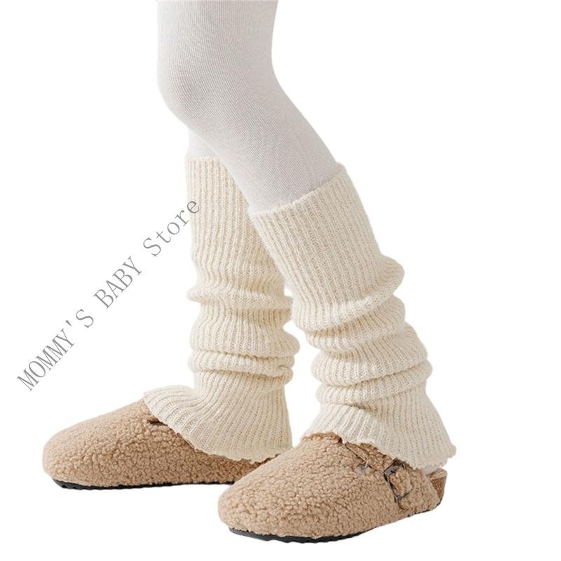 

H3CD Autumn Winter Socks Leg Warmer Stockings Socks Girls Knitted Leg Cover Crochet Stockings Socks Ankle Heap Socks