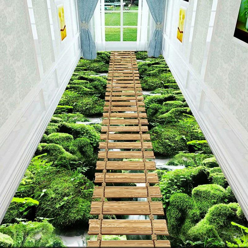 Covor Nordic Abstract Culoar Lung Antiderapant Covorașe Zonă Hol Pasaj Hotel Alergători Lavabil Pridvor Intrare Covoraș de Ușă Curățare Ușoară