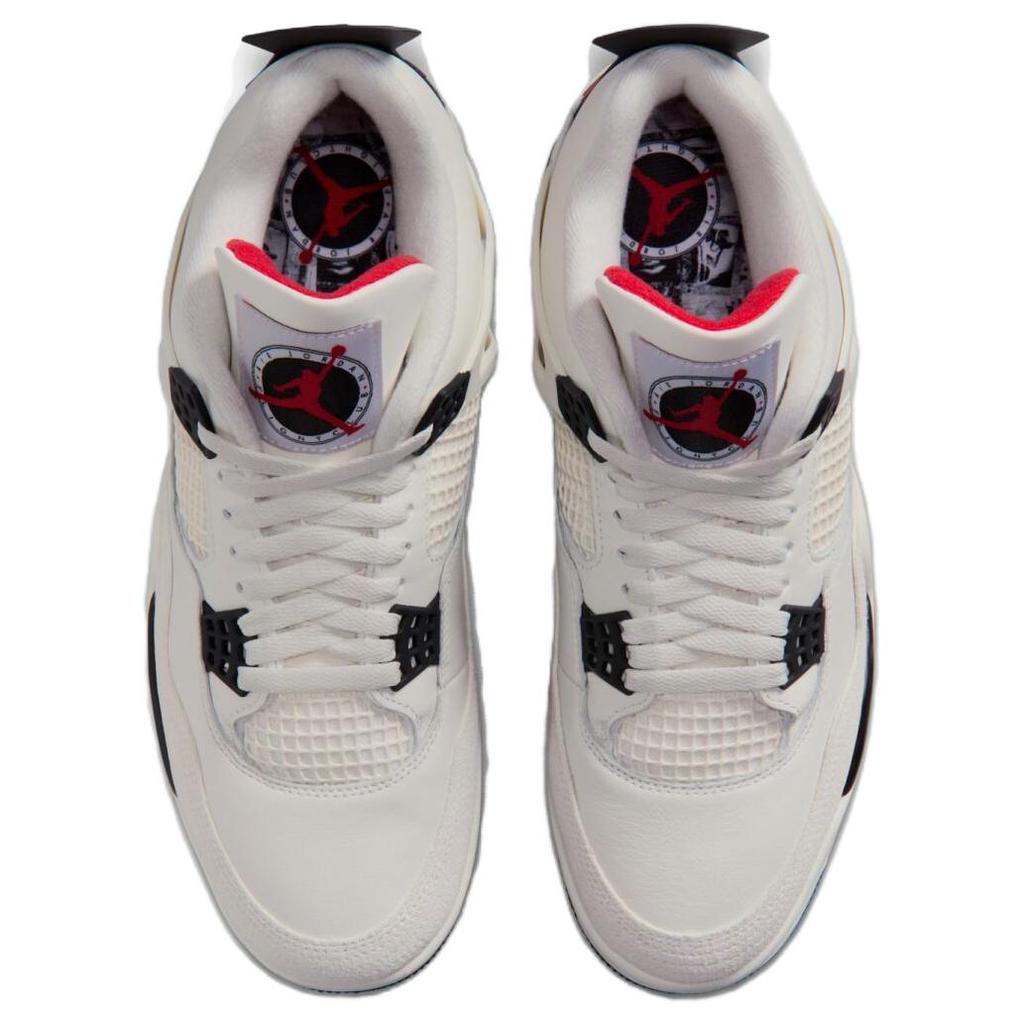 Air Jordan 4 Retro Flight Club Men Sneakers White Sail Black IM4002-100