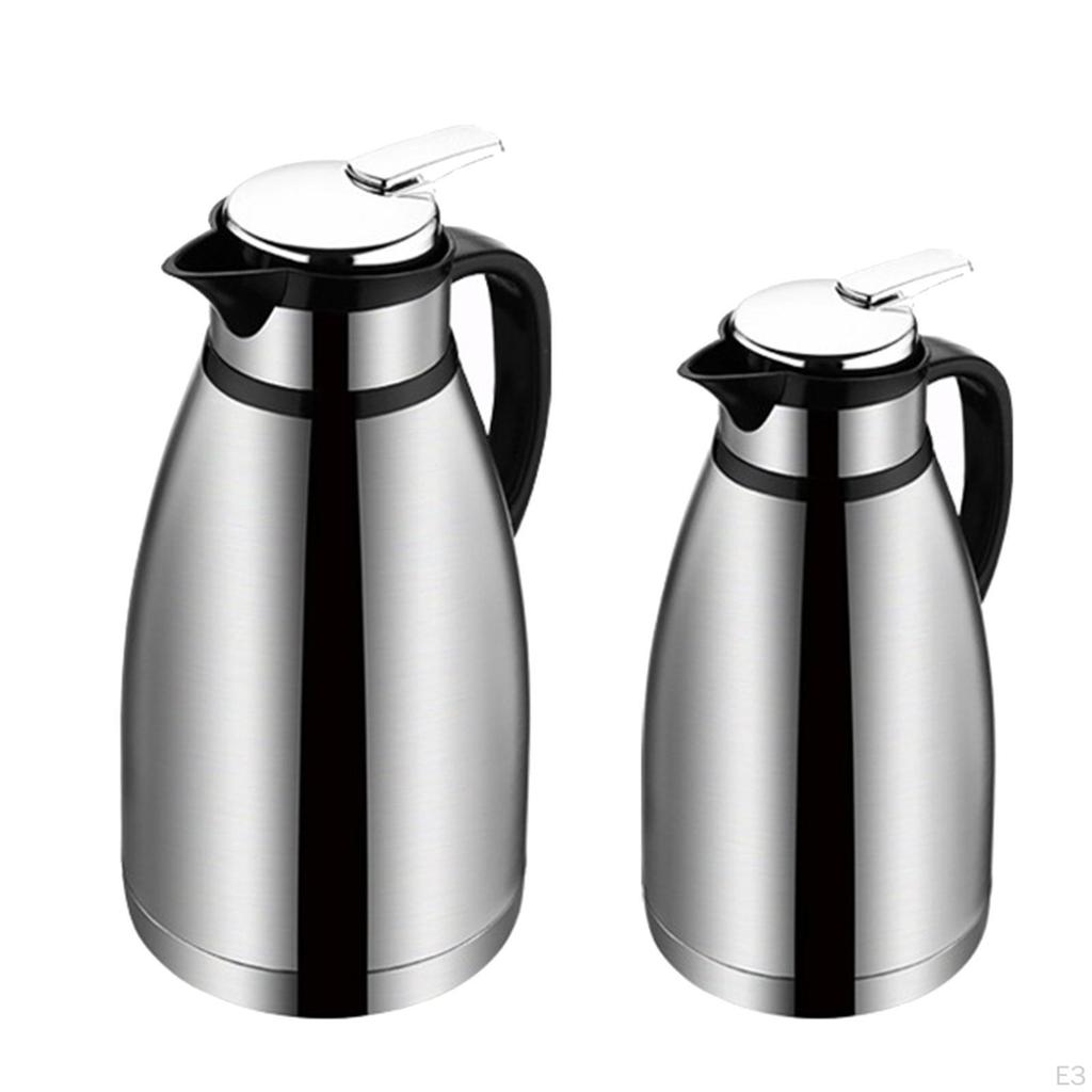 Insulated Coffee Carafe, Double 2, Insulated, Durable, for Meetings