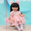56Cm Reborn Simulation Barbie Gift Doll Baby Soft Gel Girl Toy Set Children's Doll