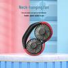 3rd Gen USB Rechargeable Neck-Hanging Mini Fan - Silent, Foldable, Portable for Sports & Leisure