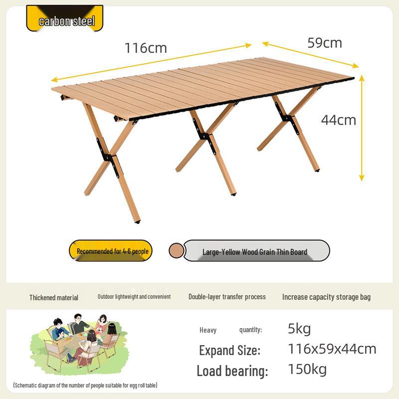 Ultralight Aluminum Folding Kermit Chair with Table for Outdoor Camping and Leisure Travel