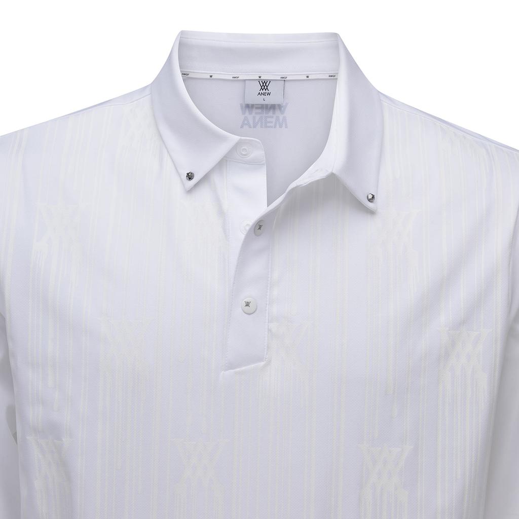 Anew Golf Men Artwork Point Long T-Shirt_Wh