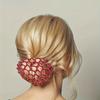 Elegantes einfarbiges Haarnetz aus Polyesterfaser, Unisex für Erwachsene, Haarschutz-Netz für Frisuren, Haarschmuck