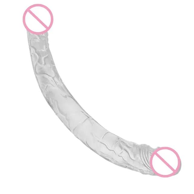 44cm Long Double Dildo For Women Strapon Realistic Dildo Female Masturbator Sex Toys For Women Lesbian Penis Masturbation Toys