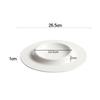 Line Pattern Ceramic Plate Creative Dessert Sushi Dish Snack Plate Molecular Cuisine Display Plate Artistic Conception Tableware