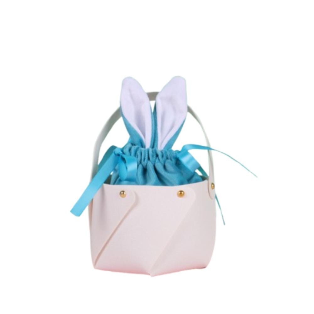 

Фестивальный конфетный мешочек на шнурке, бархатная мини-сумочка, детский подарок, кролик, кожаные подарочные мешочки, детские подарки белый