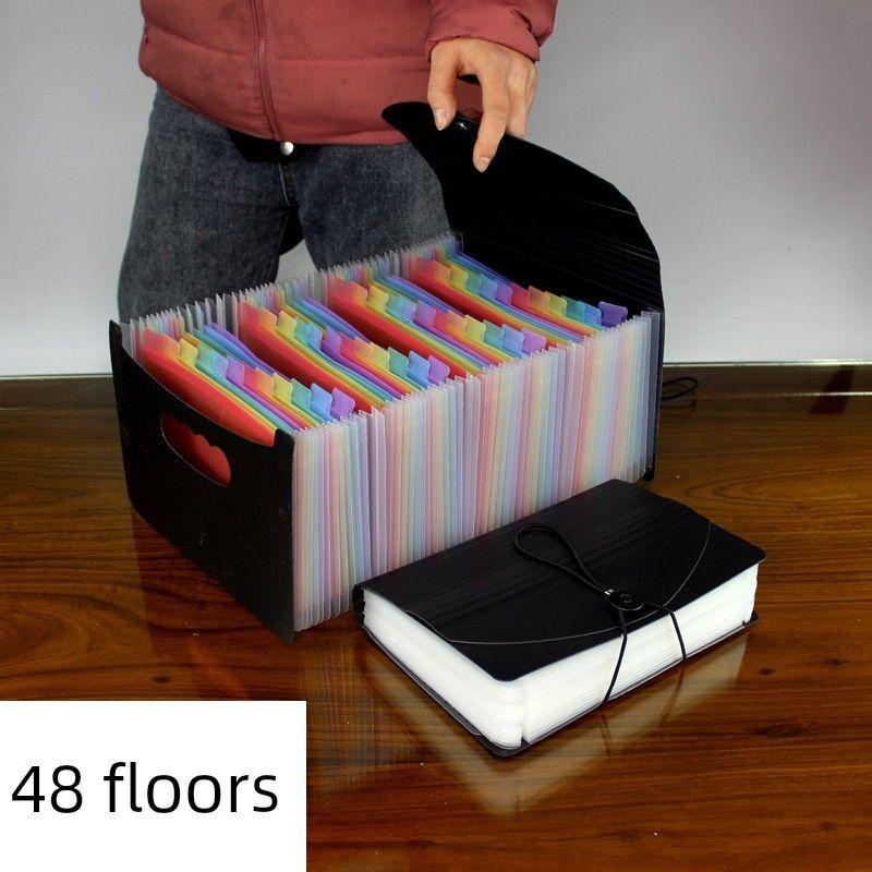 A5 Folder Document Invoice Storage Box Receipt Bill Cheque Consumption Note Delivery Note Voucher List Classification Storage