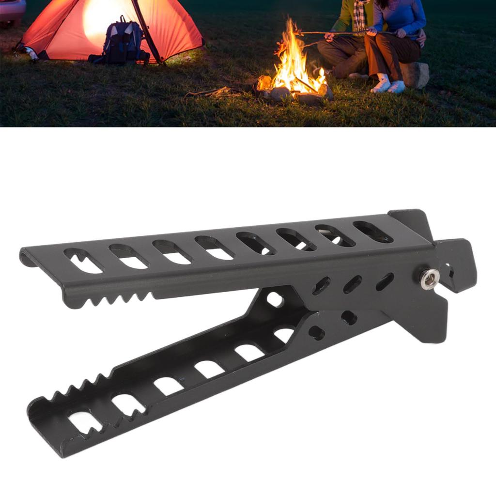 Hot Plate Clips Aluminum Alloy Anti Scalding Hot Bowls Retriever Tongs for Outdoor Camping