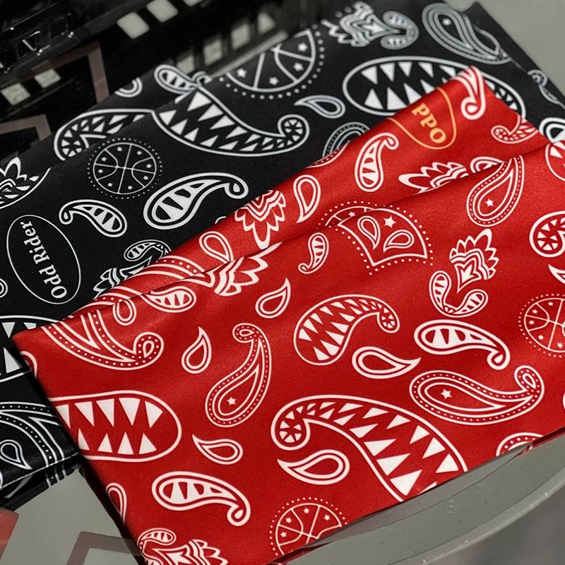 Harley Sun Protection Scarf Motorcycle Cycling Face Towel Black and White Plaid Ice Silk Head Cover Retro Biker's Half Helmet Stylish Mask