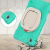 Kids Case for Samsung Galaxy Tab A7 Lite 8.7 T220/T225, Armored, Children, Green / Gray