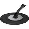 Thermos Folding Stand Type Frying Pan Lid Compatible with 20/24cm Black KLC-001 BK