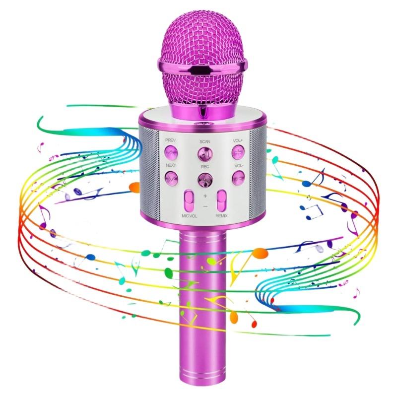 Karaoke Microphone for Kids & Adults  , Echo Effect, Built-in Speaker Portable Karaoke Player for Party Travel Gifts