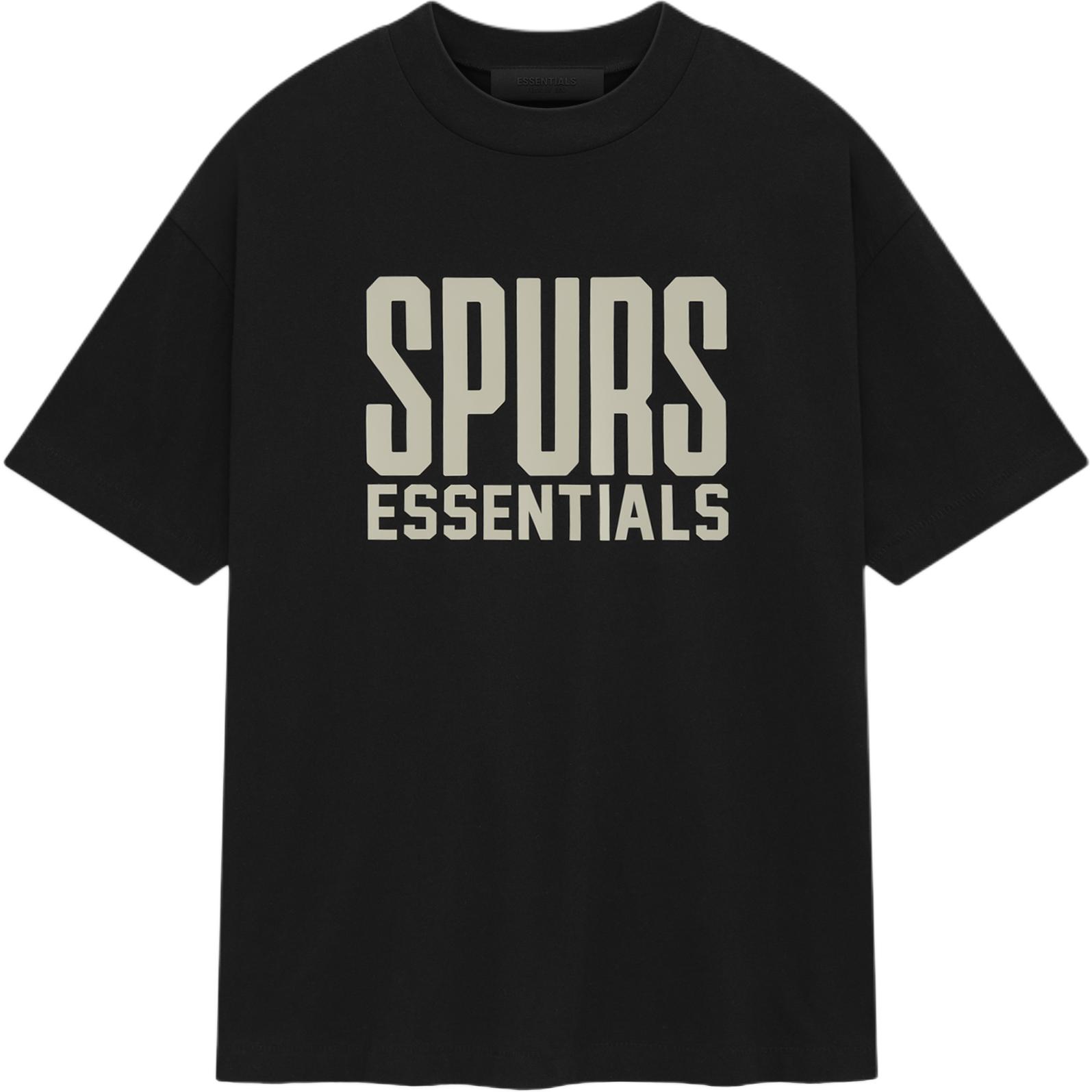 

Fear of God Футболка Essentials x NBA Spurs, черная, мужская, 125AL244003F S